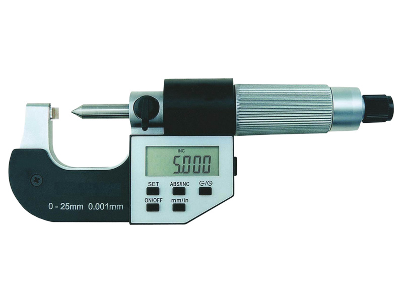 Digital Point Micrometer, Precision Electronic Micrometers, Measuring